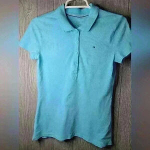 Tommy Hilfiger Classice fit Women's Polo, blue,  size XS.